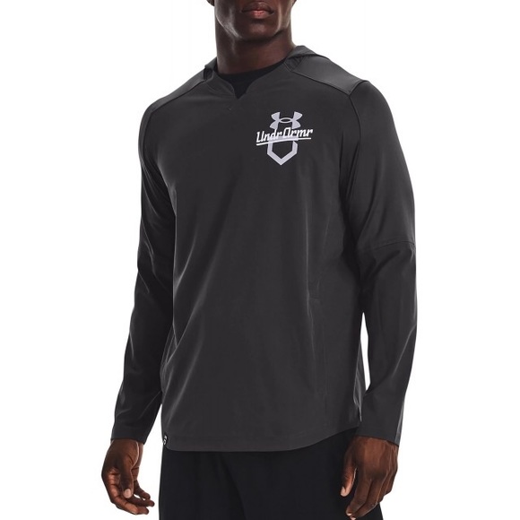 Under Armour Other - Under Armour Cage Baseball Pullover Hooded Jacket Men’s Size Small